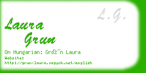 laura grun business card